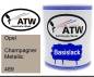 Preview: Opel, Champagner Metallic, 489: 1L Lackdose, von ATW Autoteile West.